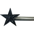 thumbnail image 1 of Urbanest Star Window Curtain Drapery Rod Set (Blue Star Finial, 28"-48"), 1 of 2