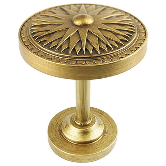 Urbanest Medallion Curtain Holdback – Elegant Drapery Tieback, Farmhouse Drapery Hardware for Stylish Window Treatments, 1 Piece, Renaissance Gold