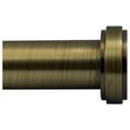 thumbnail image 1 of Urbanest Steel Button Curtain Rod, 3/4", Antique Brass, 28"-48", 1 of 2