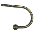 thumbnail image 1 of Urbanest Decorative Curtain Holdbacks for Drapes and Curtains, Classic Metal Drapery Tiebacks, Window Curtain Holdback Hooks, 1 Piece, Antique Brass, 1 of 2