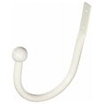 thumbnail image 1 of Urbanest Decorative Curtain Holdbacks for Drapes and Curtains, Classic Metal Drapery Tiebacks, Window Curtain Holdback Hooks, 1 Piece, White, 1 of 1