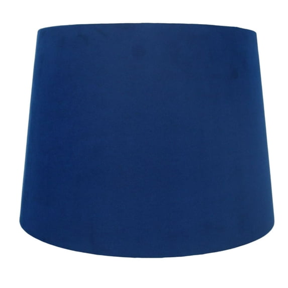 Urbanest Suede Drum, Lampshade, Royal Blue, 12"