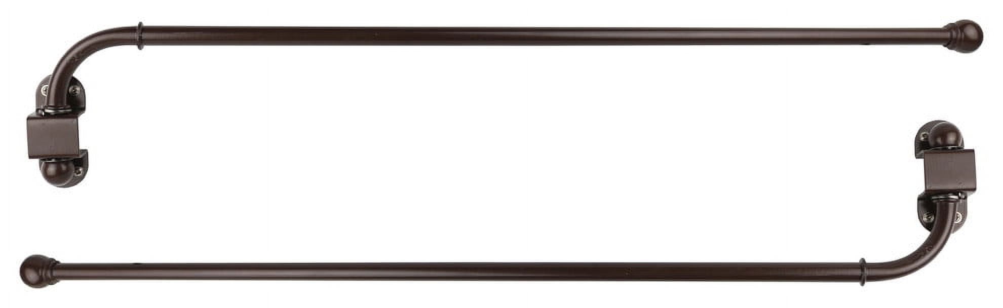 Urbanest Swing Arm Rods, 1/2", 24"38", Bronze, Set of 2