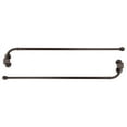 thumbnail image 1 of Urbanest Swing Arm Rods, 1/2", 24"-38", Bronze, Set of 2, 1 of 6