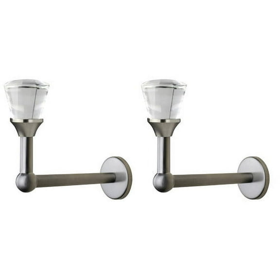 Urbanest Tappo Crystal and Metal Drapery Curtain Holdback (Set of 2)