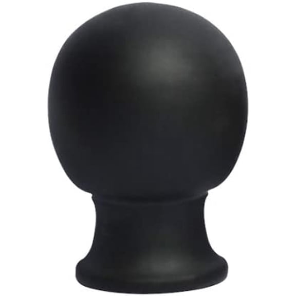 Urbanest Bola Lamp Finial – 1-13/16 Inch Tall, Black – Decorative Lamp Shade Finial for Table & Floor Lamps- 1 Piece