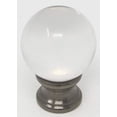 thumbnail image 1 of Urbanest Crystal Ball Lamp Finial – 1-5/8 Inch Tall, Matte Black Base– Decorative Lamp Shade Finial for Table & Floor Lamps- 1 Piece, 1 of 1
