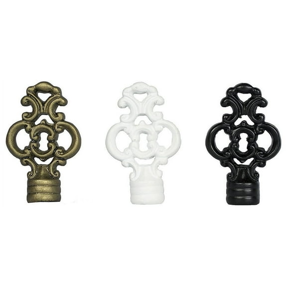 Urbanest Urbanest Key Lamp Finial, 2 3/8", Matte White