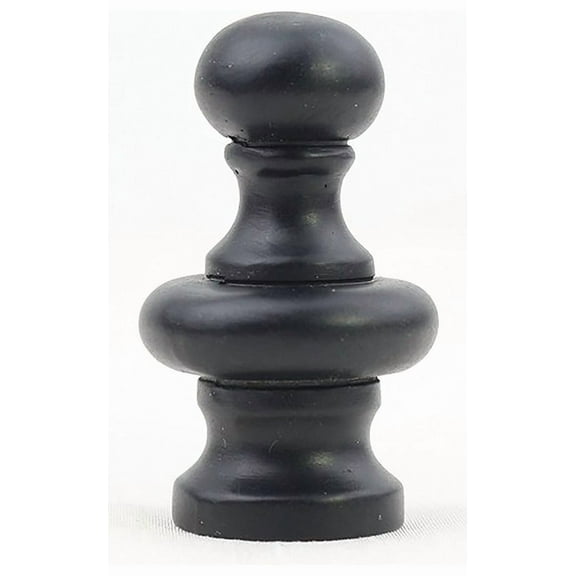 Urbanest Urbanest Pawn Lamp Finial, 2 3/16", Distressed Black