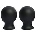 thumbnail image 1 of Urbanest Urbanest Set of 2 Bola Lamp Finial, 1 13/16" Diameter, Black, 1 of 1