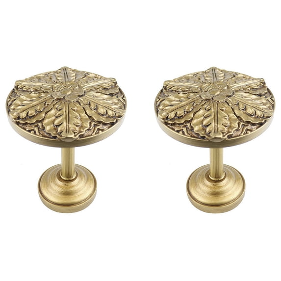 Urbanest Medallion Curtain Holdback – Elegant Drapery Tieback, Farmhouse Drapery Hardware for Stylish Window Treatments, 2 Pieces, Renaissance Gold