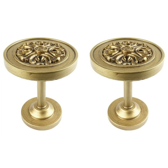 Urbanest Medallion Curtain Holdback – Elegant Drapery Tieback, Farmhouse Drapery Hardware for Stylish Window Treatments, 2 Pieces, Renaissance Gold