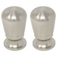thumbnail image 1 of Urbanest Torrent Lamp Finial – 1-13/16 Inch Tall, Brushed Nickel – Decorative Lamp Shade Finial for Table & Floor Lamps- 2 Pieces, 1 of 1