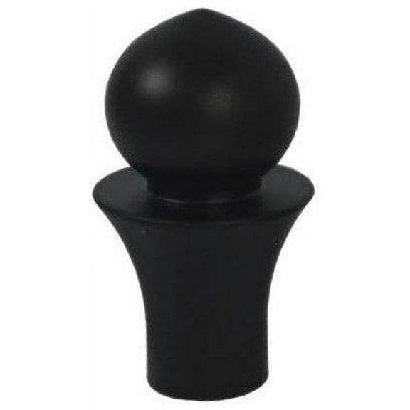 Urbanest Urbanest Toledo Lamp Finial, 2 1/6", Black