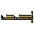 thumbnail image 1 of Urbanest Zinc Cast Double Rod Bracket 3/4" Rod, Antique Brass, 1 of 2