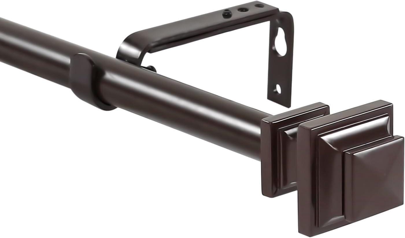 Urbanest Zinc Cast Structure Drapery Curtain Rod Set 3/4