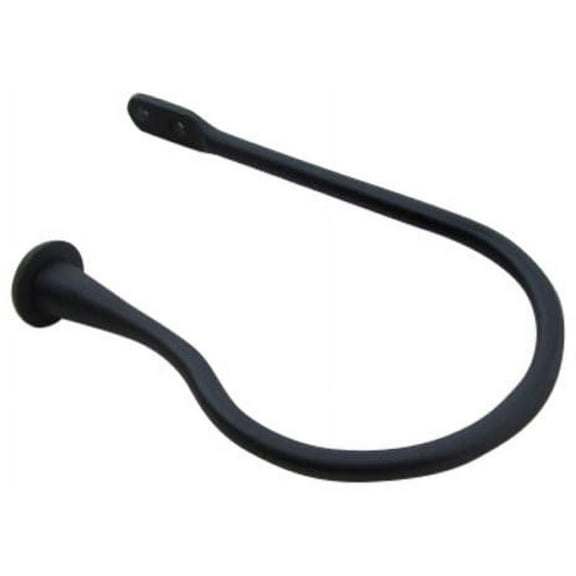 Urbanest Zinc Mini Window Curtain Holdback Tie Back, Black