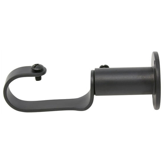 Urbanest Zinc Steel Adjustable Bracket 1" Rod, Black