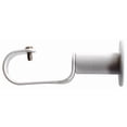 thumbnail image 1 of Urbanest Zinc Steel Single Curtain Rod Bracket for 1" Drapery Rod, Non-Adjustable Wall Mount Curtain Rod Holder, Heavy-Duty Metal Curtain Hardware, 1 Pc, White, 1 of 2