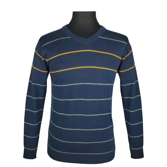Urbanic Men's Warm V Neck Pullover Sweater, Made with 100% Cotton - Large