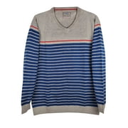 Urbanic Mens Warm V Neck Pullover Sweater, Made with 100% Cotton - Large