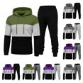thumbnail image 1 of Urbanix Men's Track Suits 2 Piece Set Casual Relaxed Fit Drawstring Hoodies Pullover & Fall Winter Funky Cozy Breathable Athletic Pants Gray L, 1 of 5