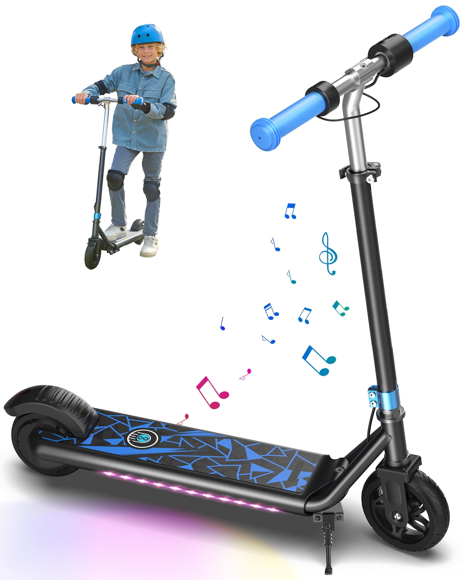 MIHOVER Electric Scooter for Kids, 150W Motor 10mph Speed