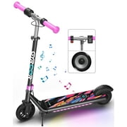 Urbanmax Electric Scooter for Kids, 150W Motor 10mph Speed Electric Scooter with Adjustable Handlebar and LED Lights