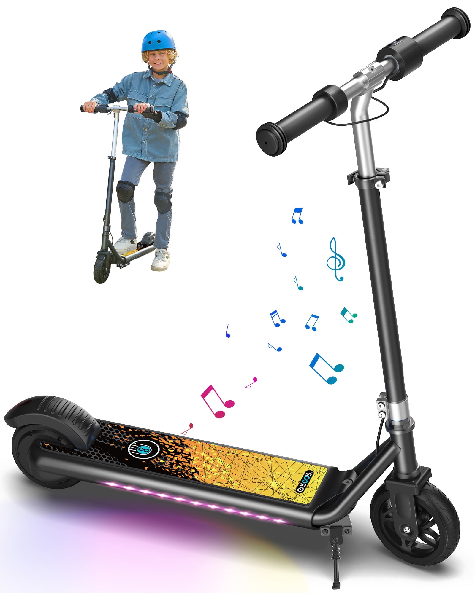 MIHOVER Electric Scooter for Kids, 150W Motor 10mph Speed