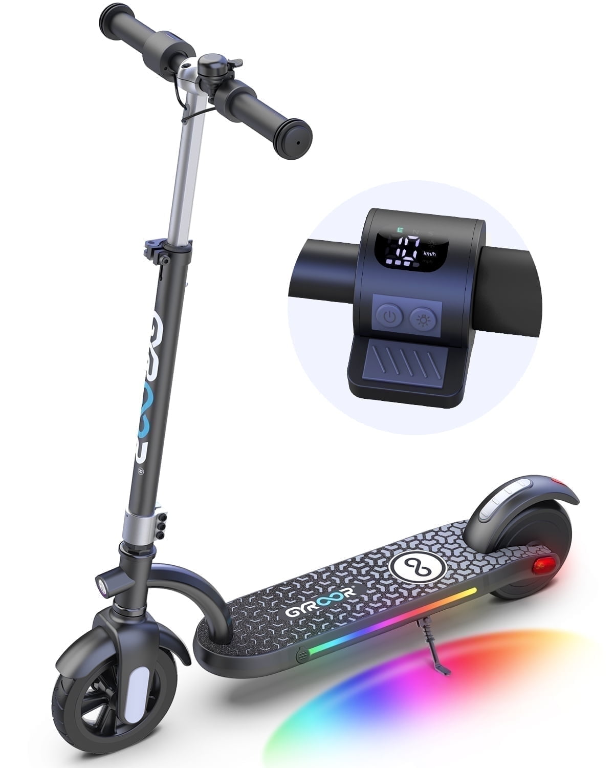 MIHOVER Electric Scooter for Kids,180W Motor 10mph Speed