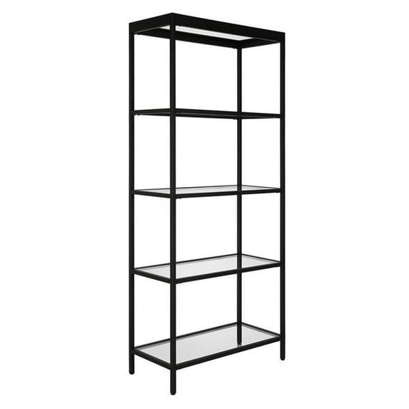 Urbanpro Industrial 30" Wide Black Bronze Bookcase