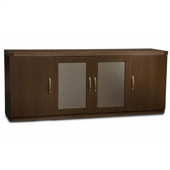 Urbanpro Mid-Century Engineered Wood Brown Low Wall Storage Cabinet