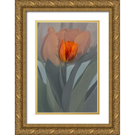 Urbanski, Richard 11x14 Gold Ornate Wood Framed with Double Matting Museum Art Print Titled - Candle