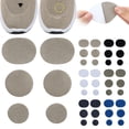 thumbnail image 1 of Urbanw 3Pair Shoe Heel Repair, Shoe Toe Hole Area Repair Patch, Sports Shoe Mesh Upper Repair Sticker, 3 Size Adhesive Inside Shoe Heel Patch Pad for Sneaker Holes Black 6Pcs, 1 of 5