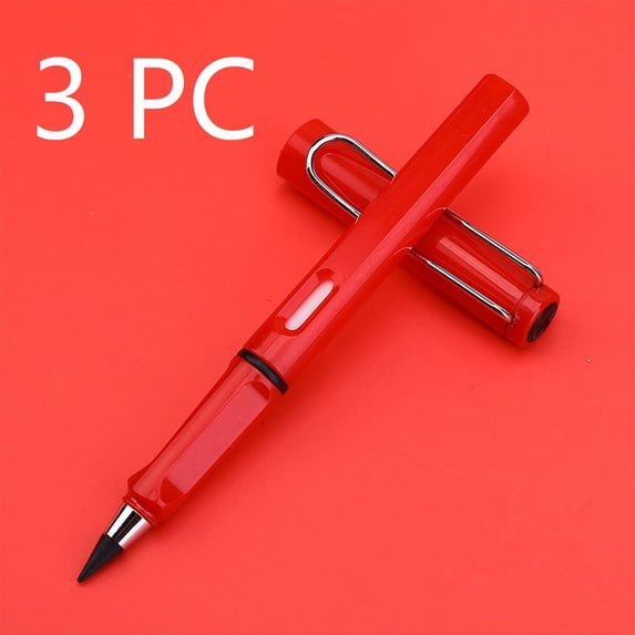 Urbanw 3Pcs Everlasting Pencil, Infinity Pencils, Forever Pencil, No-Sharpening Pen for Writing Drawing, Sustainable Pencil for Home Office Study, #01