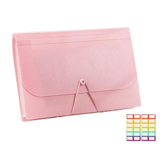 Urbanw Expandable File Folder with 13 Pockets, Portable Document Organizer for Receipts, Cards, Coupons And Home Office Storage