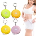 thumbnail image 1 of Urbanw Retractable Tape Measure, Body Measuring Tape, 60 Inch Measuring Tape for Body Measurements, for Craft Fabric Cloth Sewing Tailor Weight Loss Body Measuring Tape Pink 1Pcs, 1 of 7