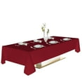 thumbnail image 1 of Urby 1pcs Burgundy Rectangle Tablecloth Linen for Dining, Party and Events, 1 of 5