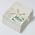 thumbnail image 1 of Urby Eco Hanky 10x10in Reusable Linen/cotton Napkins (with Rustic Fringe)White, 1 of 7