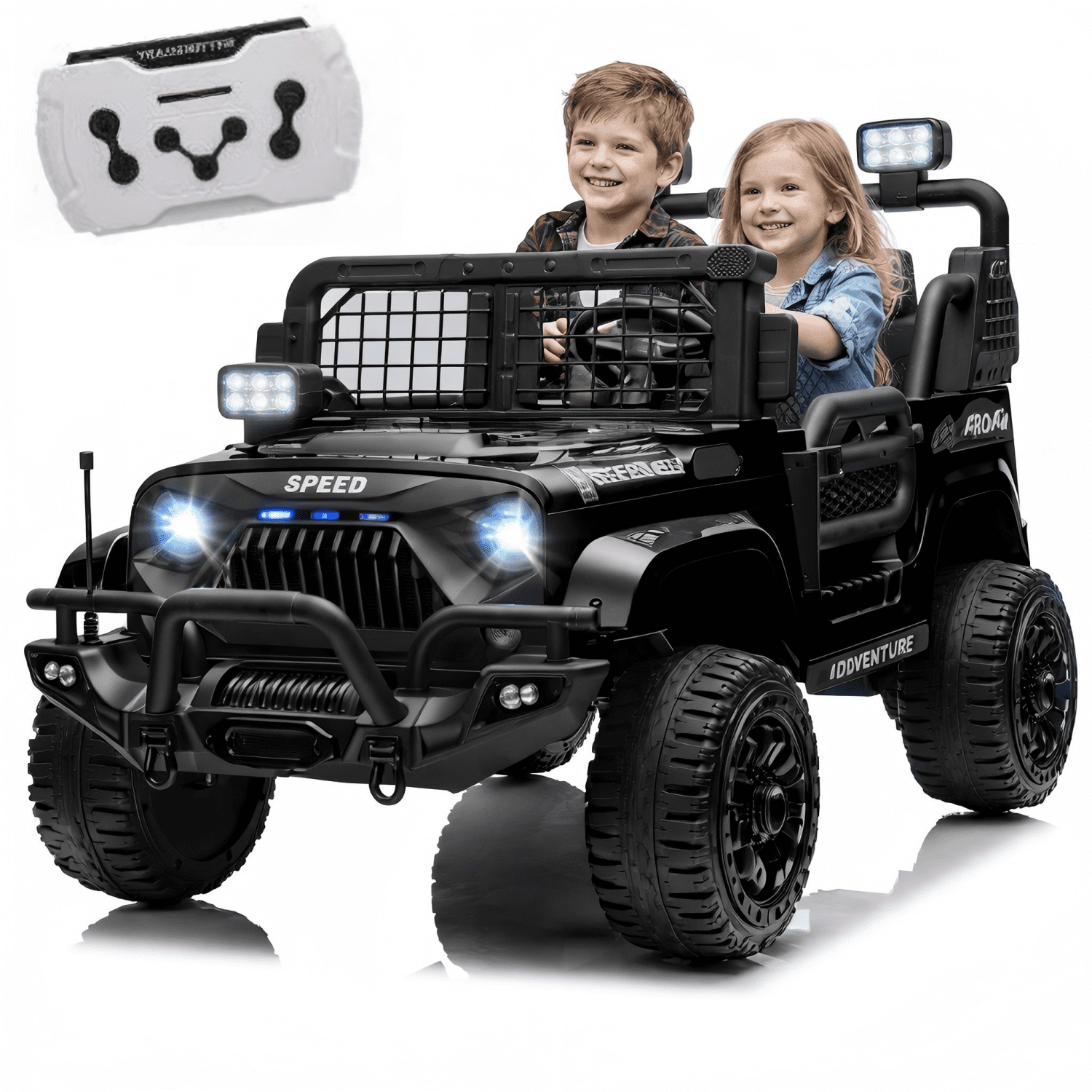 Urday 24V Two Seater Kids Ride On Buggy 200W Dual Motors 4 97 MPH For urday-24v-two-seater-kids-ride-on-buggy-200w-dual-motors-4-97-mph-for