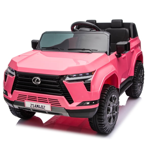 Urday Lexus GX550 24V Kids Ride On Car, 2-Seater Electric Vehicle with Remote Control, Dual 80W Motors, 4-Wheel Suspension, LED & Bluetooth, Kid gift