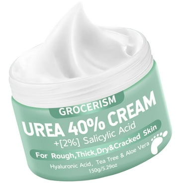 Urea Cream 40 Percent For Feet Plus Salicylic Acid 5.29 oz || Foot Cream，with Hyaluronic Acid, Tea Tree,and Aloe Vera for Deep Moisturizes