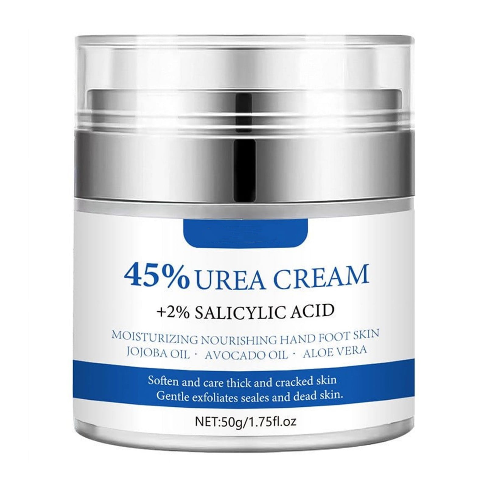 Urea Cream 45% plus Salicylic Acid 2% Net 1.75 Oz for Dry Cracked Feet ...