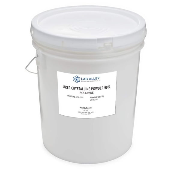 Lab Alley Urea Chemical Compound, 99% ACS Grade, Crystalline Powder, 25 Kg