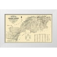 thumbnail image 1 of Uren 14x10 White Modern Wood Framed Museum Art Print Titled - Placer California Landowner - Uren 1887, 1 of 4