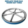 thumbnail interactive-video image 1 of BLUE MAX Ultra Duty Urethane Band Saw Tires – Fits Walker Turner 16" Model 22-639 – 2 Pack, USA Made 1 of 2