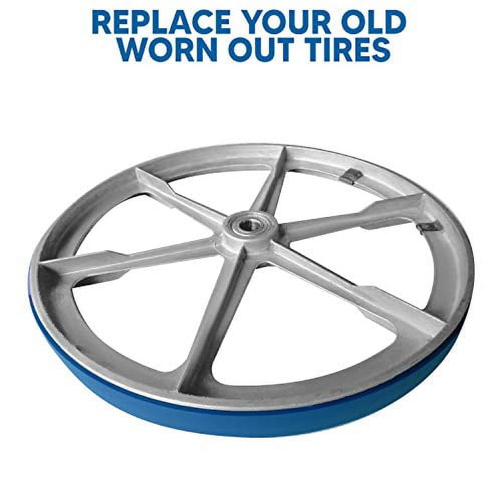 DNLK Urethane Band Saw Tires - 2 Pack, Fits Shopsmith 522458 11 Inch Bandsaw, Made In USA, No Glue Needed