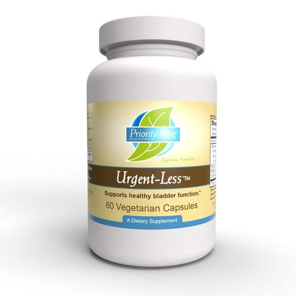 Urgent-Less (60 Vegetarian Capsules) Urgent-Less is designed as a natural bladder support supplement for healthy bladder function.*