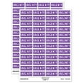 thumbnail image 1 of Urgent Squared Dot Lines Sticker Set - Purple - Matte Finish - 1.25" Mini, 1 of 7