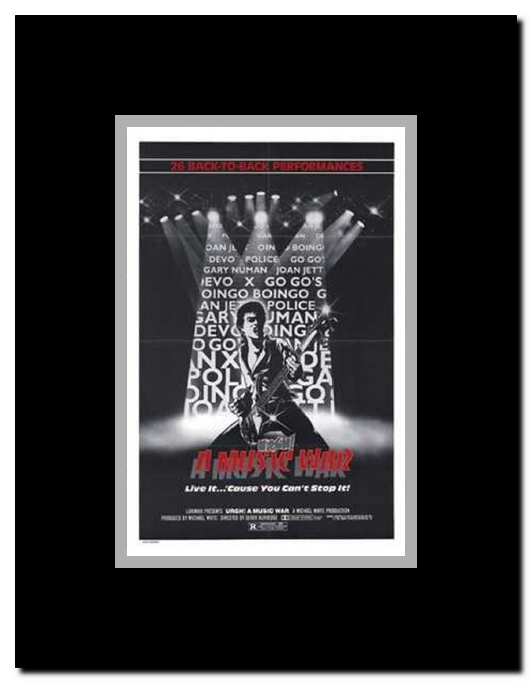 Urgh a Music War Framed Movie Poster